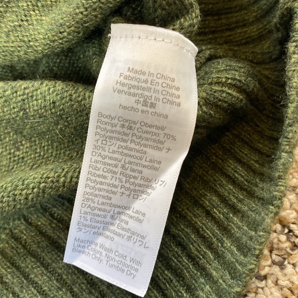 NWT J.Crew Factory Men's Lambswool-Blend Henley Sweater - Picture 9 of 9